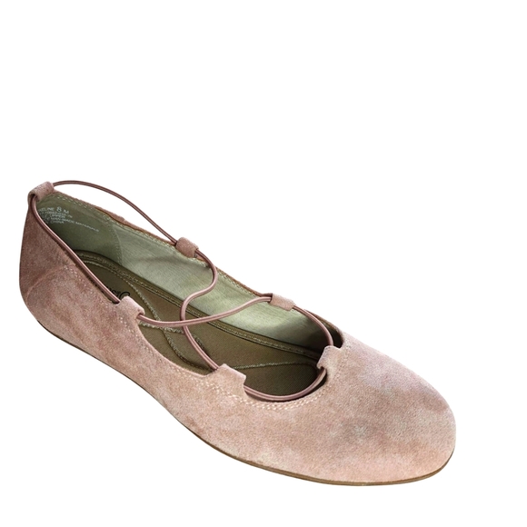 Baretraps Jackeline Petal Pink Faux Suede Ballet Flats Slio On Loafers Shoes 7M‎ - Picture 1 of 11